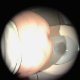 A hidden camera installed in the hole of a bathroom ceiling records a blonde woman taking a noisy, gassy shit and piss into a public restroom toilet. Product is clearly seen before flushing. Presented in 720P HD. About 1.5 minutes.